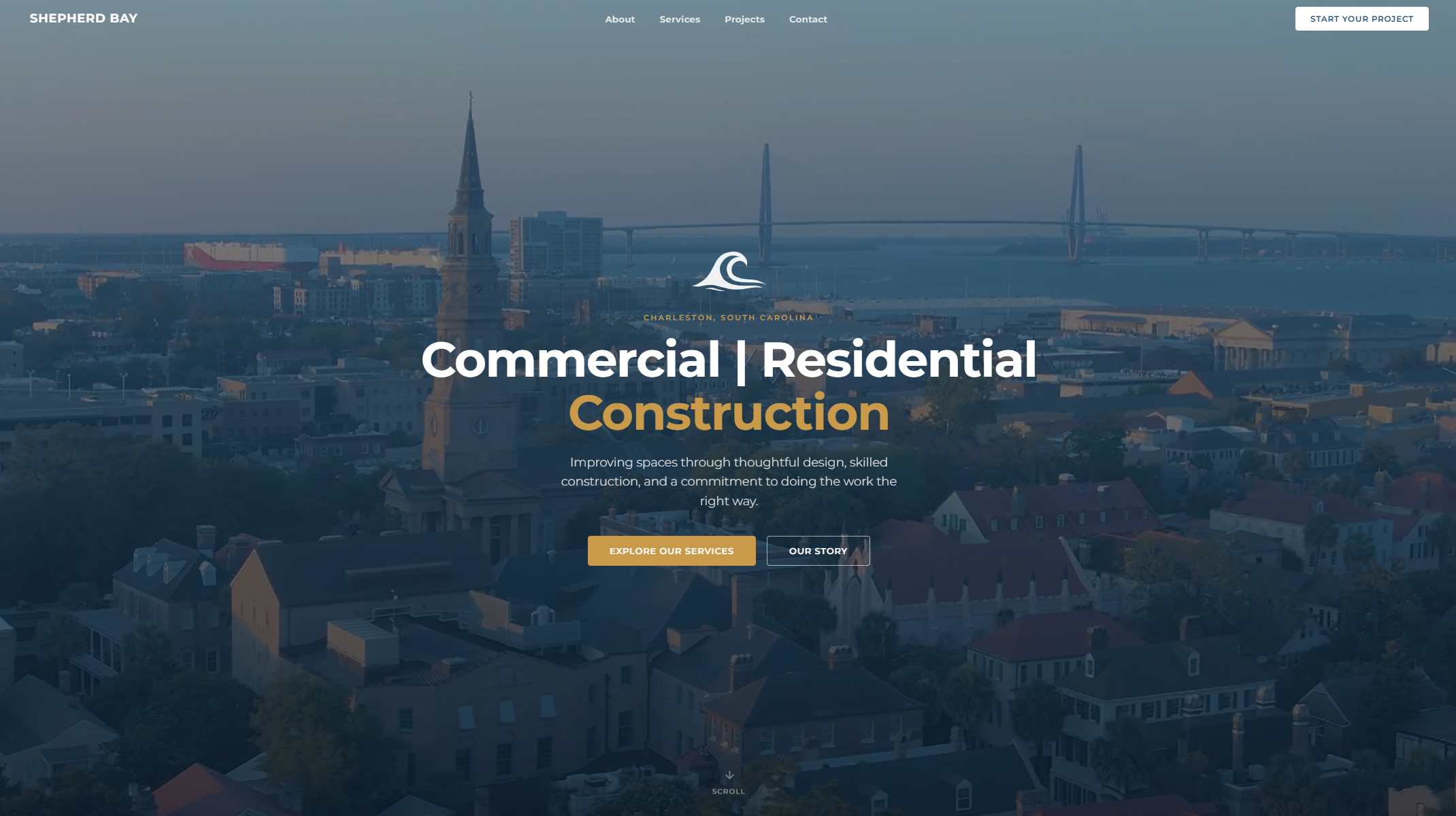 Shepherd Bay Management website screenshot